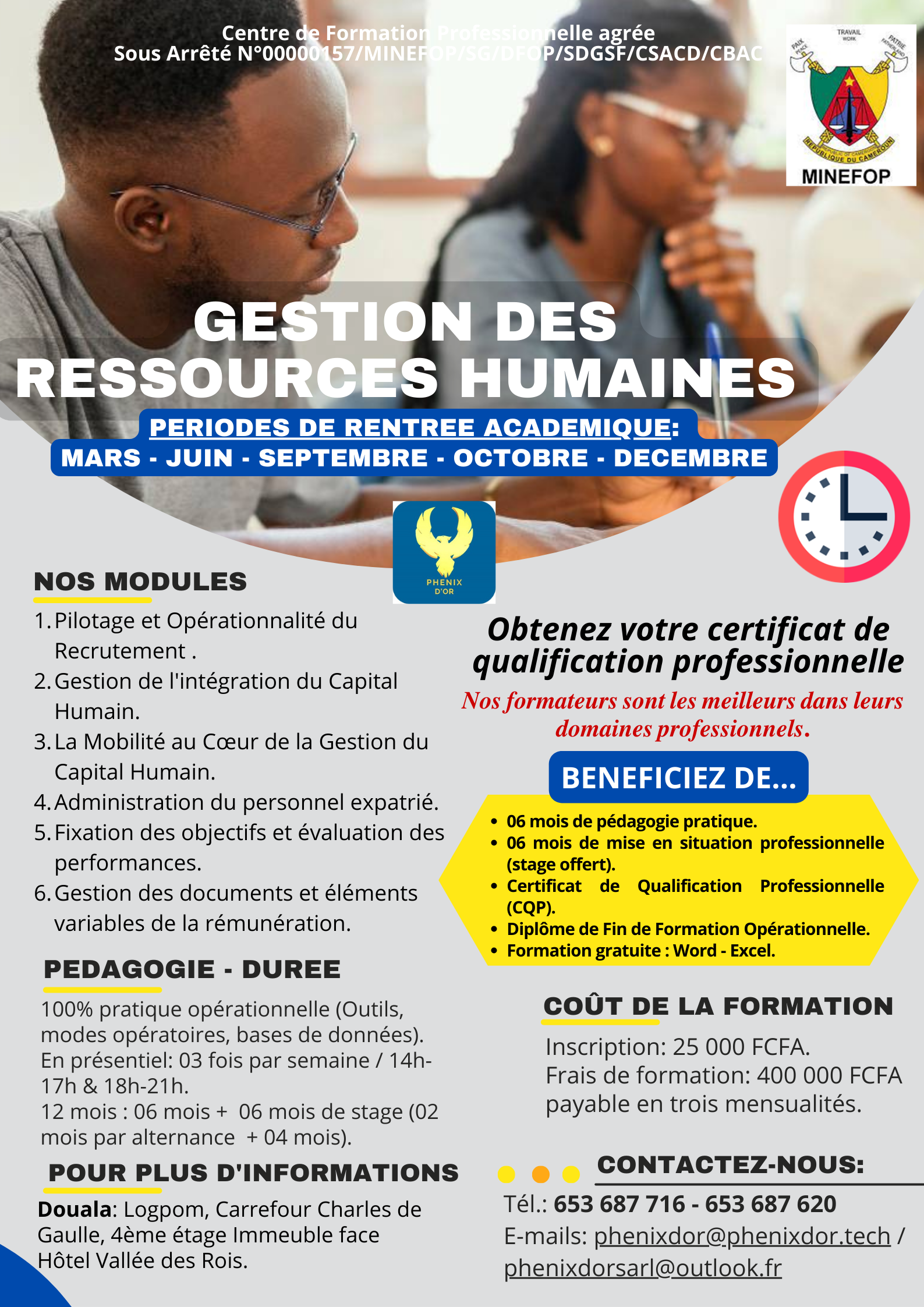 Bannière formation: Gestion Des Ressources Humaines